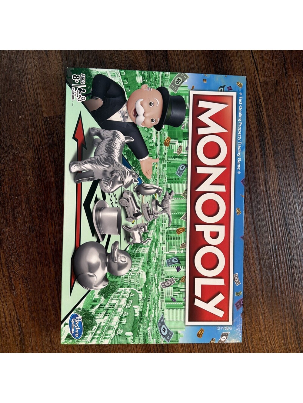 🎩 Monopoly Classic Board Game Hasbro – Open Box – See Missing Pieces
